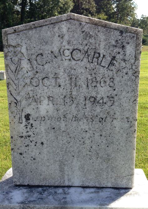 Joseph Carswell McCarley 1868 1945 Memorial Find A Grave