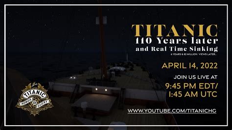 Titanic 110 Years Later And Real Time Sinking Youtube