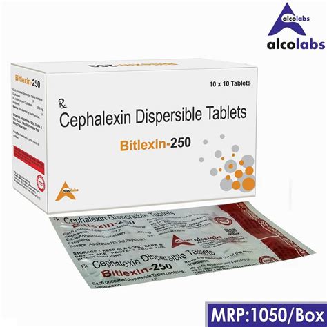 Bitlexin 250mg Tab Cephalexin Dispersible Tablets 250 Mg For Clinical