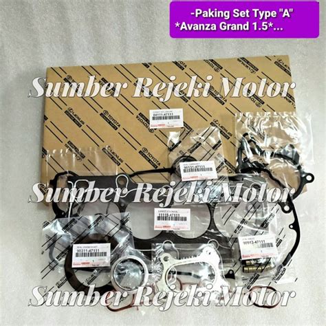 Jual Packing Set Avanza Veloz Nr Paking Gasket Full Set Avanza Veloz