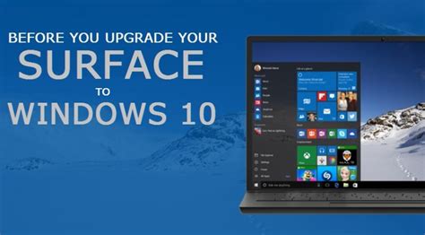 Upgrade Surface to Windows 10