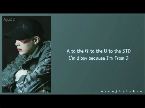 Agust D Agust D Easy Lyrics Youtube