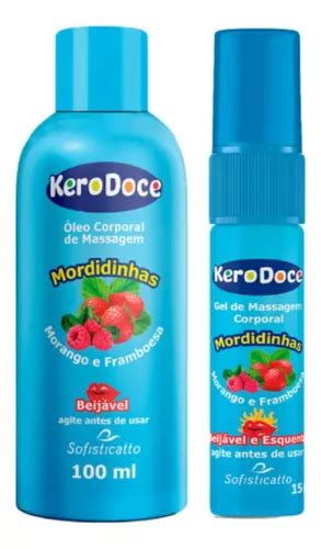 Óleo De Massagem E Gel Beijável Mordidinhas Esquenta Hot Kit MercadoLivre