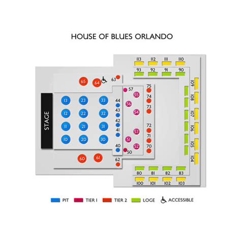 House Of Blues Orlando Seating Chart - Ponasa