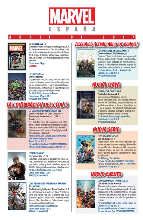 Panini Próximas novedades abril 2017 marvel PDF