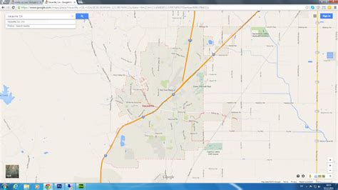 Vacaville, California Map