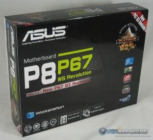 Asus P P Ws Revolution Motherboard Review The Ssd Review