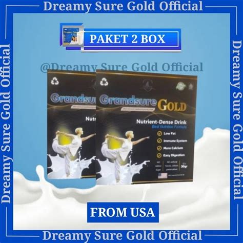 Jual PAKET 2 BOX GRANDSURE GOLD 400g SUSU MELINDUNGI OTOT TULANG