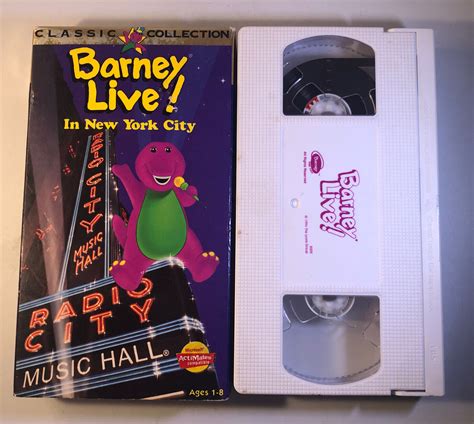 Barney Live In New York City Vhs 1994 Classic Collection 45986022585 Ebay