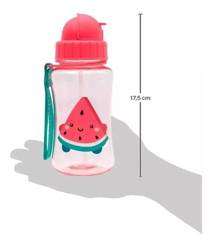 Garrafinha De Agua Infantil Canudo Retratil De Silicone Mercadolivre