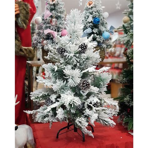 Jual Pohon Natal Import Full Snow Biji Pinus 90cm Shopee Indonesia