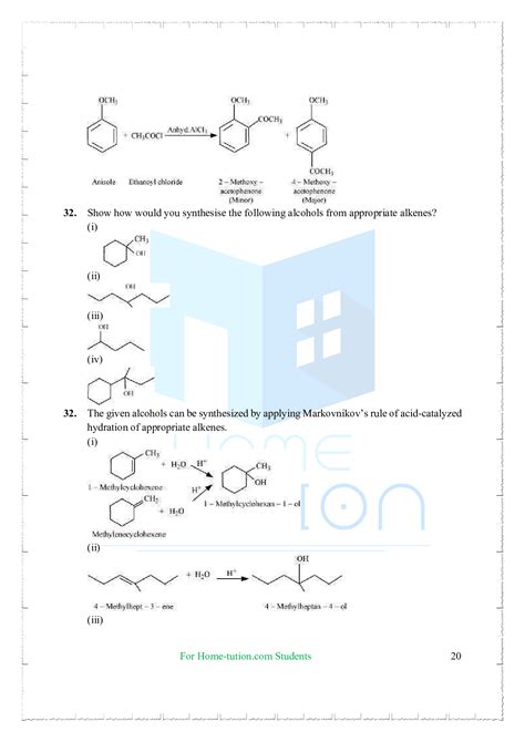 Ncert Solutions For Class 12 Chemistry Chapter 11 Alcohols Phenols And Ethers