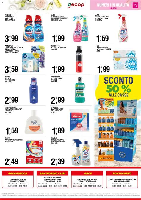 Volantino Gecop Promozione Igiene E Bellezza Dal Maggio