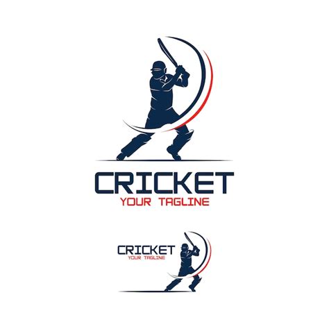 Premium Vector Cricket Logo Design Vector Template