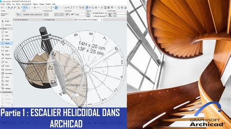 Partie 1 Dessiner un Escalier Hélicoïdal Facilement dans ArchicaD