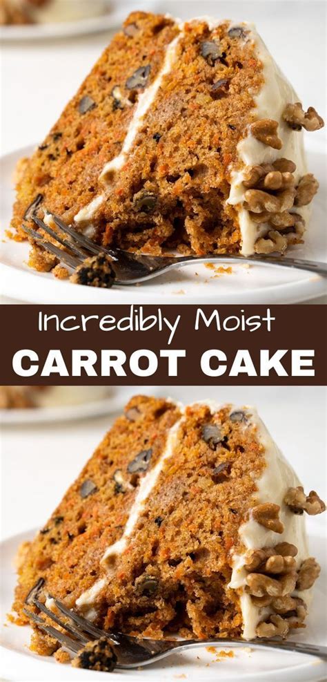 Incredibly Moist And Easy Carrot Cake Recipe Easy Carrot Cake Carrot Cake Recipe Homemade