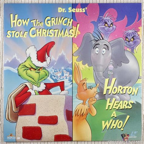 Dr Seuss How The Grinch Stole Christmashorton Hears A Who 19661970 Laserdisc