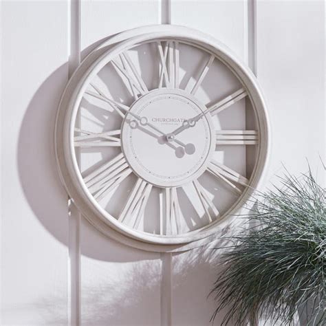 Numeral 51cm Wall Clock Cream Dunelm