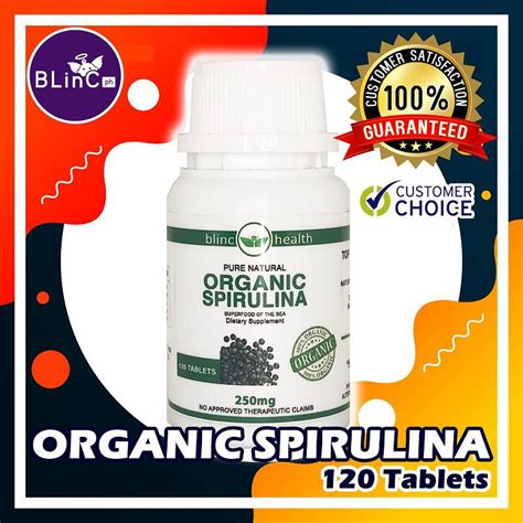 Blinc Health SPIRULINA Tablet Food Supplement Original 250mg 120