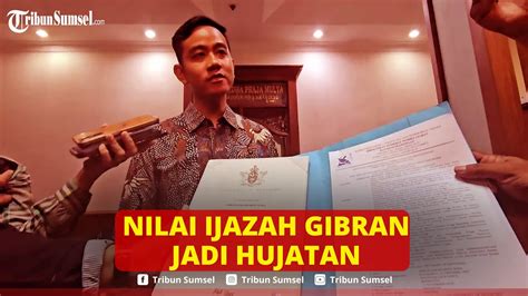 Jawaban Gibran Soal Nilai Ipk Ijazahnya Jadi Hujatan Lalu Viral