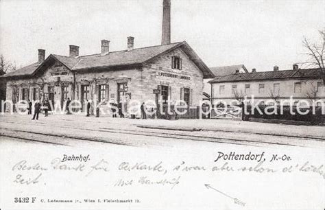 Pottendorf Bahnhof Um Wiener Werkst Tte Postkarten