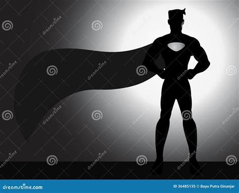 Superhero Pose Silhouette