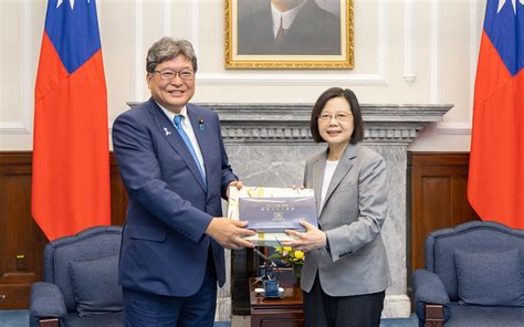 接見日本萩生田光一眾議員訪團 總統盼臺日持續做彼此堅實夥伴 共同為區域和平及繁榮貢獻心力外交 僑務電子報