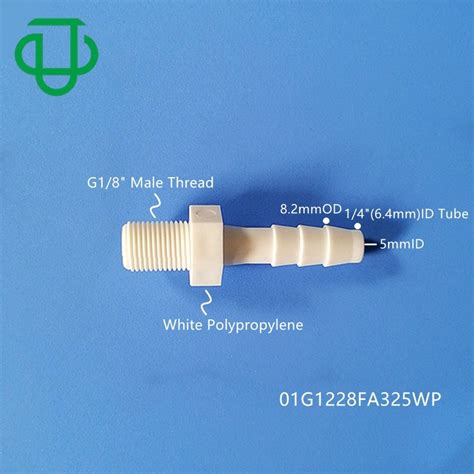 G Male Threaded To Hose Barb Straight Elbow Threaded Tube