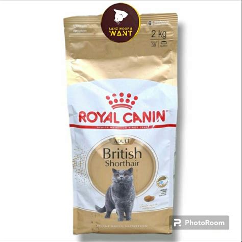 Royal Canin British Short Hair Adult Cat Dry Food Kg Shopee Philippines