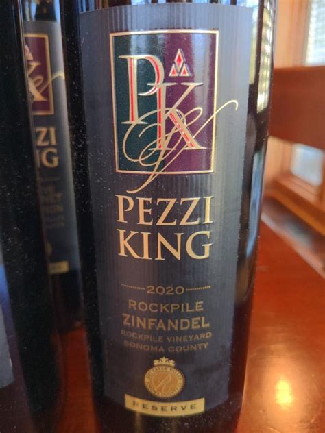 Pezzi King Zinfandel Reserve Rockpile Vineyard Usa California