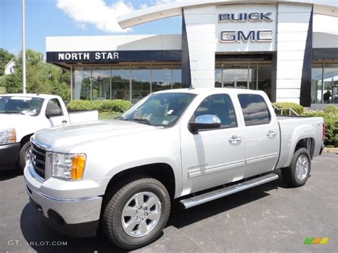 Pure Silver Metallic Gmc Sierra Sle Crew Cab X