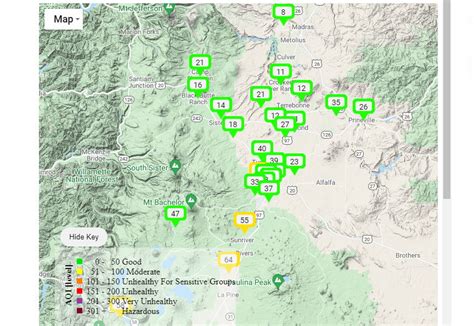 Oregon Deq Extends Air Quality Advisory For S Deschutes Other Counties Due To Wildfire Smoke