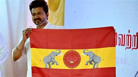 Thalapathy Vijay Unveils A Catchy TVK Anthem With Flag NTV ENGLISH