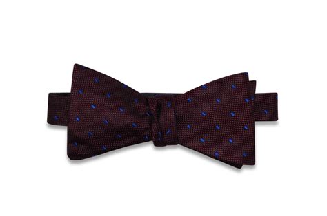 Burgundy Rain Silk Bow Tie (self-tie) – Aristocrats Bows N Ties