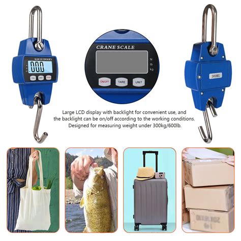 Portable Heavy Duty Digital Crane Scale Kg Easy Fishing Tackle