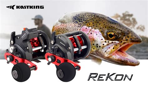 Kastking Rekon Line Counter Or Level Wind Trolling Fishing Reel