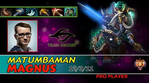 Matumbaman Magnus Team Secret Pro Player Dota 2 YouTube