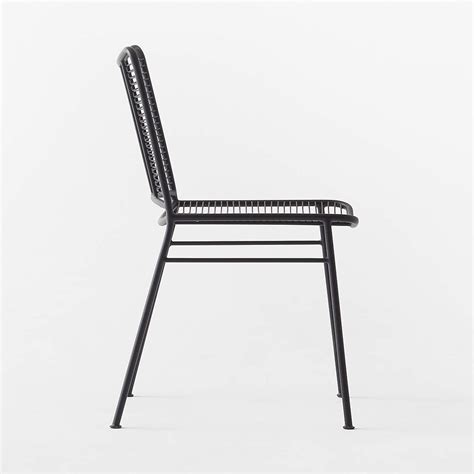 Sigma Black Metal Dining Chair Reviews Cb2 Canada