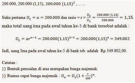 Aplikasi Barisan Dan Deret Geometri Dalam Kehidupan Sehari Hari