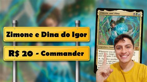 Zimone E Dina R 20 Deck Tech Commander Budget YouTube