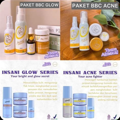 Jual Paket Glow Forte Paket Acne Insani Skincare Bebwhite Glow