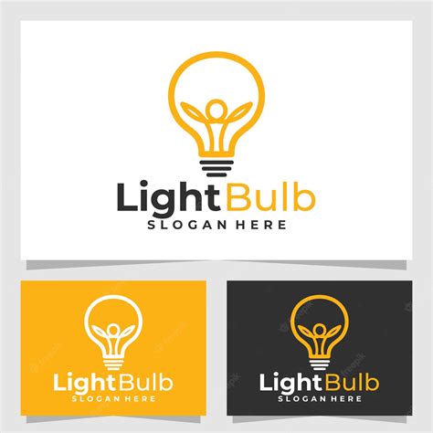 Premium Vector Light Bulb Logo Vector Design Template