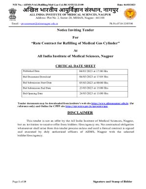 Fillable Online Nit For Refilling Medical Gas Cylinder New Fax Email