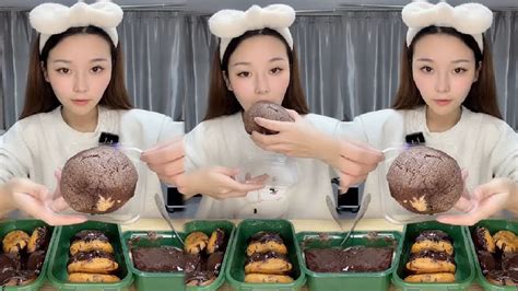 Asmr Mukbang Dessert Chocolate And Food Eating Show Youtube