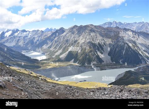 Mount Cook Glacier Stock Photo - Alamy