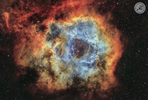 Nebulosa Rosetta Con I Colori Di Hubble APOD By Astronomia