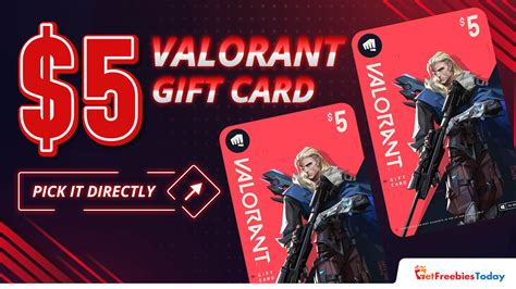 Free $5 Valorant Gift Card | GetFreebiesToday.com