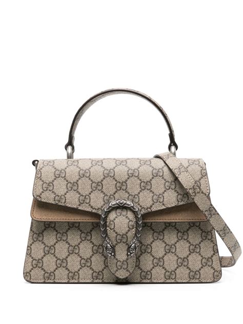 Gucci Small Dionysus Top Handle Bag Neutrals Farfetch