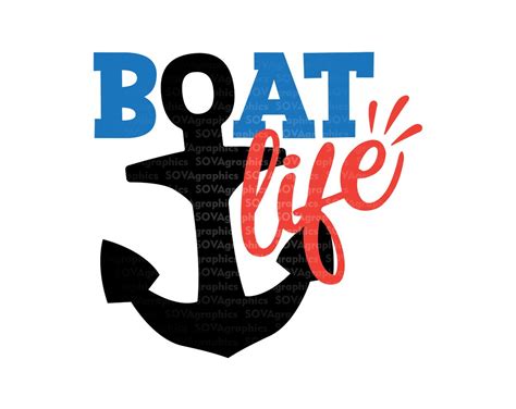 Boat Life Svg Summer Svg Boating Svg Dxf Eps Svg Boat Etsy Denmark