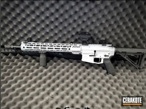 Ar 15 Finished In Stormtrooper White Cerakote